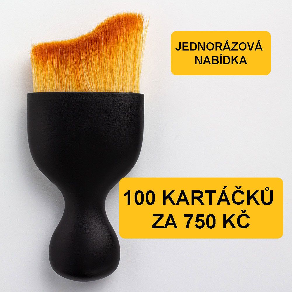 100 KARTÁČKŮ ZA 750 KČ