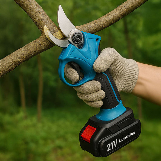 Akumulátorové elektrické nůžky + 2 baterie 21V